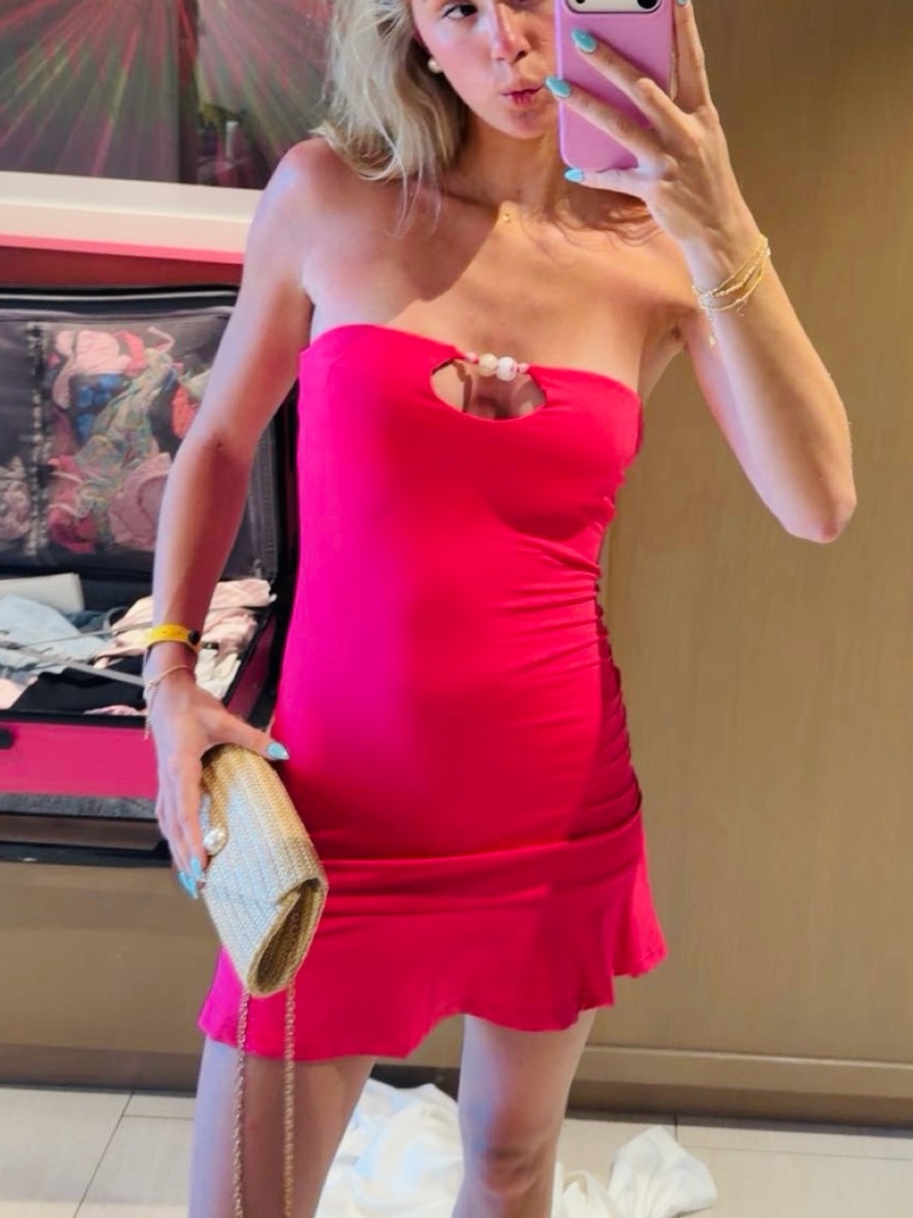 Peppermayo Hot Pink dress